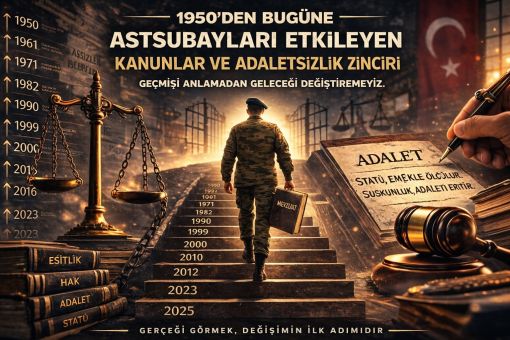 1950’DEN GÜNÜMÜZE KANUNLAR İLE ASSUBAYLARA NE VERDİLER NELERİ GERİ ALDILAR (1)