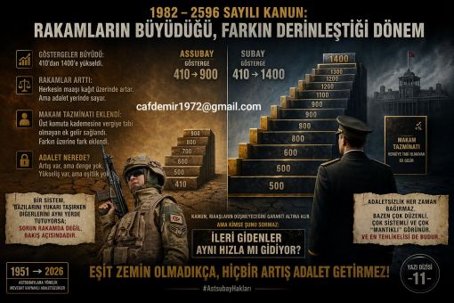 1951’DEN 2026’YA ASTSUBAYLARA YÖNELİK MEVZUAT KAYNAKLI ADALETSİZLİKLER-11